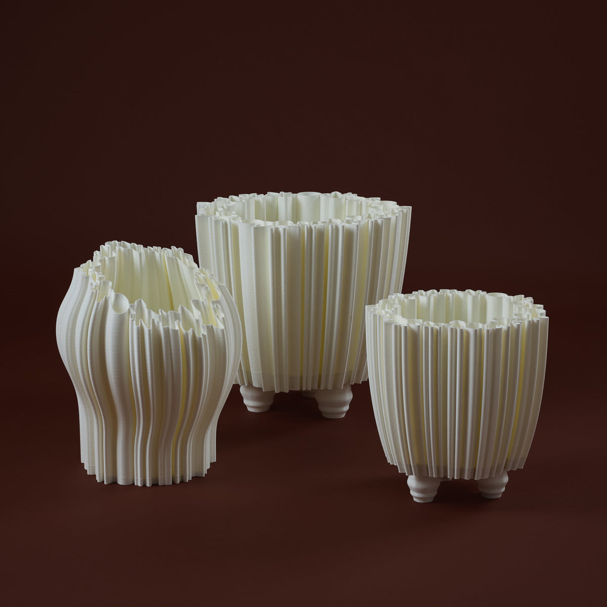 WhiteButterfly Vaso Fleur